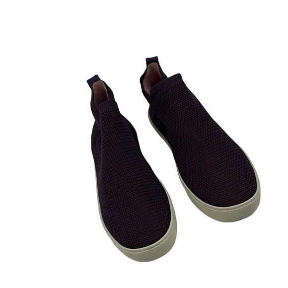 ROTHY’S The Chelsea Berry Lattice Knit High Top Sneaker Ankle Boots Size 10.5 - Picture 8 of 12